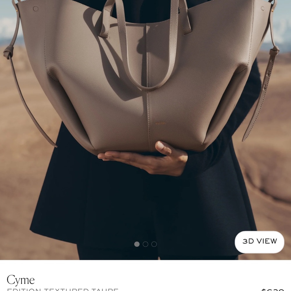 Polene Taupe Tote Bag